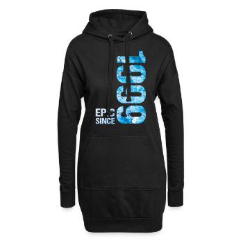 Epic depuis 1999 Année Anniversaire - Sweat-shirt à capuche long Femme - noir - Devant
