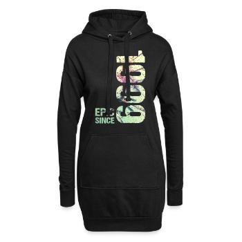 Epic depuis 1999 Année Anniversaire - Sweat-shirt à capuche long Femme - noir - Devant