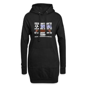 Les dieux Tennis cadeau - Sweat-shirt à capuche long Femme - noir - Devant