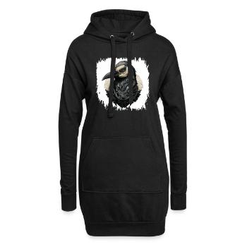 animated film dance humor happy quote - Hoodie-Kleid - Schwarz - Vorne