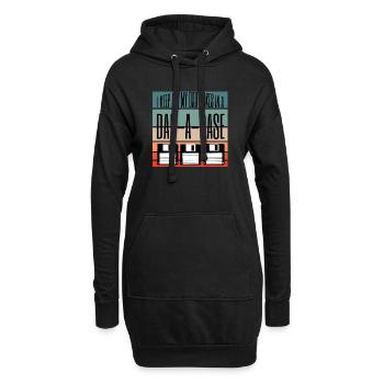 Ich halte alle meine Papa Witze in einem Vater eine Basis - Hoodie-Kleid - Schwarz - Vorne