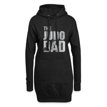 Judo Vater Papa Spruch Kampfsport Japan Geschenk - Hoodie-Kleid - Schwarz - Vorne
