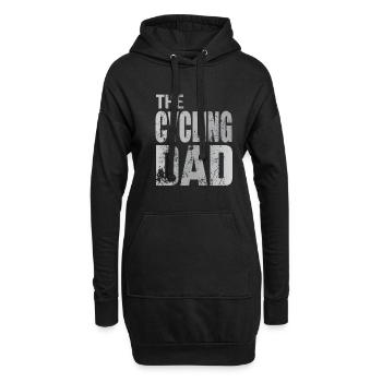 Cycling Dad Papa Fahrrad Walking Spruch Geschenk - Hoodie-Kleid - Schwarz - Vorne