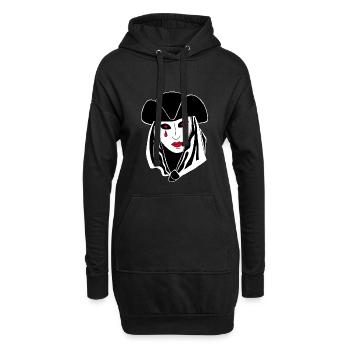 Das Phantom von Venedig - Hoodie-Kleid - Schwarz - Vorne