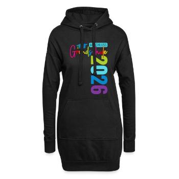 Grundschule Abschluss 2026 - Hoodie-Kleid - Schwarz - Vorne
