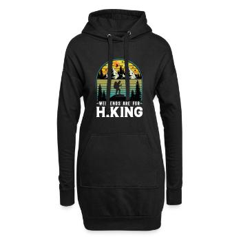 Week-end Équipe de randonnée Randonnée dans les montagnes - Sweat-shirt à capuche long Femme - noir - Devant