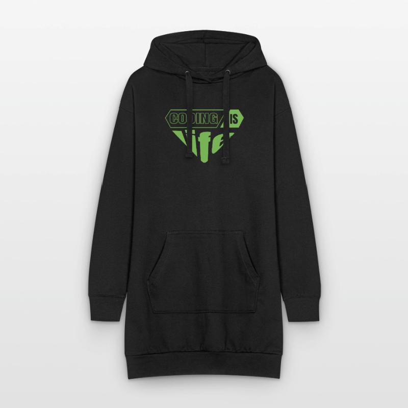 Softwareentwickler Programmierer Geschenk Hoodie-Kleid