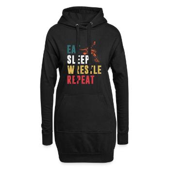 Lutte Lutte Cadeau de lutteur lutteur - Sweat-shirt à capuche long Femme - noir - Devant