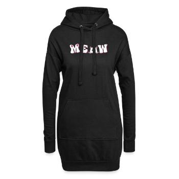 Chat Chats Pet Girl Cat Lady - Sweat-shirt à capuche long Femme - noir - Devant