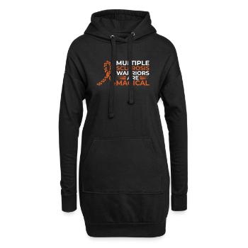 Multiple Sclerosis Awareness - Hoodie Dress - black - Front