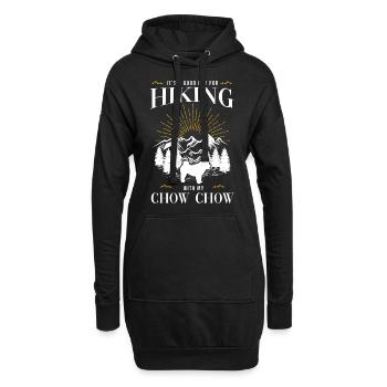 Chow Chow - Hoodie-Kleid - Schwarz - Vorne