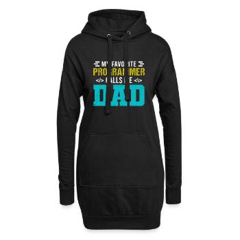 Programmierer Programmierung Informatik Computer - Hoodie-Kleid - Schwarz - Vorne