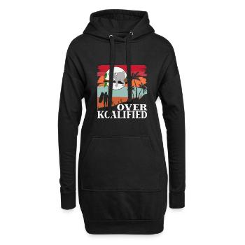 Über Koalified Koala Bear Lover Geburtstag - Hoodie-Kleid - Schwarz - Vorne