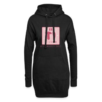 Hüftprothese Titan Ti Gebrauchtteile Wissenschaft - Hoodie-Kleid - Schwarz - Vorne