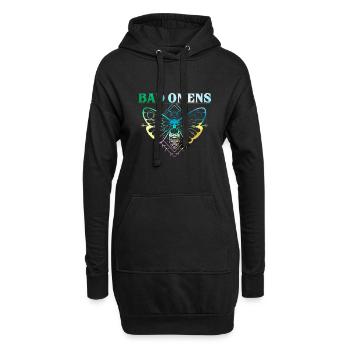 Bad Omens Schmetterlingskunst mit Totenkopf und - Hoodie-Kleid - Schwarz - Vorne