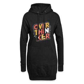 Conception créative avec des ampoules et - Sweat-shirt à capuche long Femme - noir - Devant