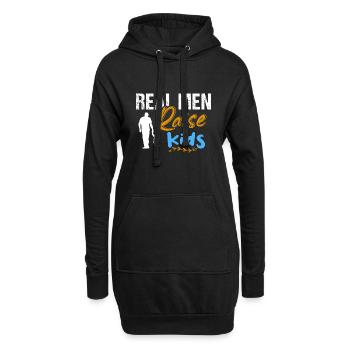 Vater Papa Vatertags Designs zum Vatertag - Hoodie-Kleid - Schwarz - Vorne