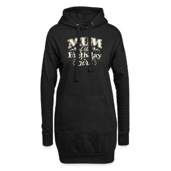 MUM OF THE BIRTHDAY GIRL - BIRTHDAY PARTY - Hoodie Dress - black - Front