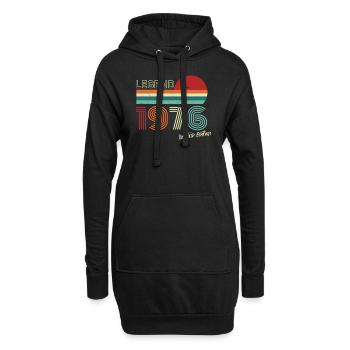 Legend 1976 Birthday Shirt Gift Anniversary - Hoodie Dress - black - Front