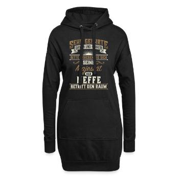 Neffe Geschwistersohn Geschwisterkind Geschenk - Hoodie-Kleid - Schwarz - Vorne