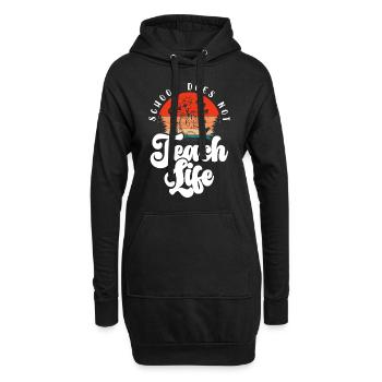 Universität Zukunft Informatik - Hoodie-Kleid - Schwarz - Vorne