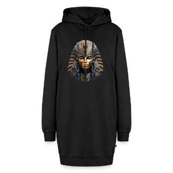 Osiris, symbole de la mort et de la renaissance - Sweat-shirt à capuche long Femme - noir - Devant