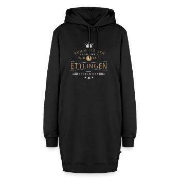 Ettlingen Stadt - Hoodie-Kleid - Schwarz - Vorne