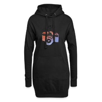 Split, Kroatien - Hoodie-Kleid - Schwarz - Vorne