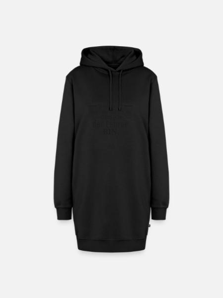 Lehrer - Hoodie-Kleid - Schwarz