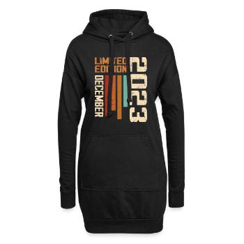 Dezember 2023 - 2023 Dezember - Hoodie-Kleid - Schwarz - Vorne