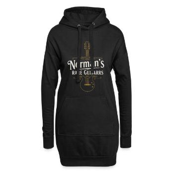 Norman's Rare Guitars Logo-Design - Hoodie-Kleid - Schwarz - Vorne