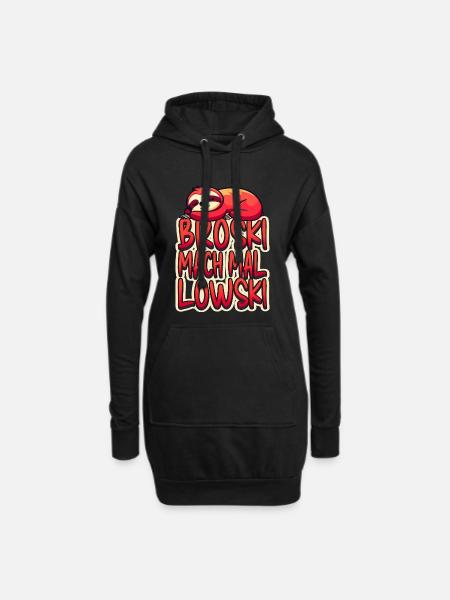Broski Do Lowski - Hoodie Dress - black