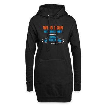 WingTsun Sportart - Hoodie-Kleid - Schwarz - Vorne