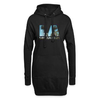 Beverly Hills - Los Angeles - Hoodie-Kleid - Schwarz - Vorne