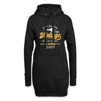 1983 vélo anniversaire 40 ans velo cycliste sport - Sweat-shirt à capuche long Femme - noir - Devant