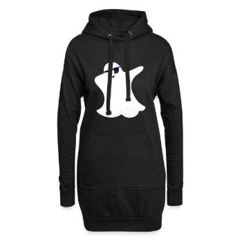 Dabbing Ghost Dab Lunettes de soleil Costume d’Halloween - Sweat-shirt à capuche long Femme - noir - Devant