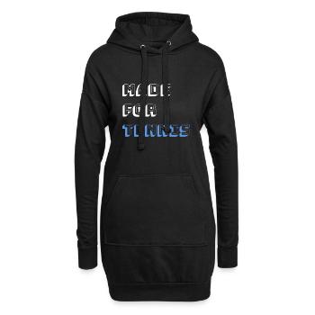Made for Tennis - Sweat-shirt à capuche long Femme - noir - Devant