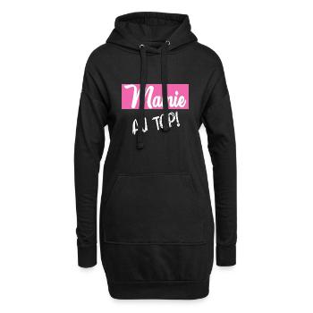 OMA. OMA. MUTTERTAG. ALLES GUTE ZUM GEBURTSTAG - Hoodie-Kleid - Schwarz - Vorne