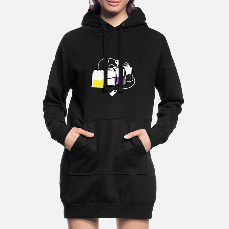 Nonbinary Pride Tea Bag Nonbinary Pride Hoodie Dress