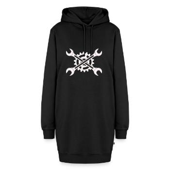 Outil - Tournevis Tournevis Amateur - Sweat-shirt à capuche long Femme - noir - Devant