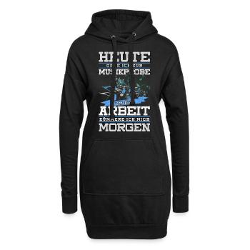 Blaskapelle Blasmusik Noten Shirt Geschenk - Hoodie-Kleid - Schwarz - Vorne