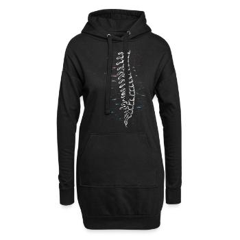 Physiothérapeute chiropracteur physiothérapie - Sweat-shirt à capuche long Femme - noir - Devant
