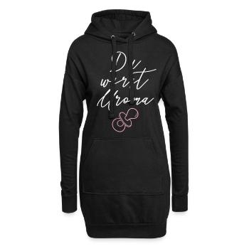 Du wirst Uroma! - Hoodie-Kleid - Schwarz - Vorne