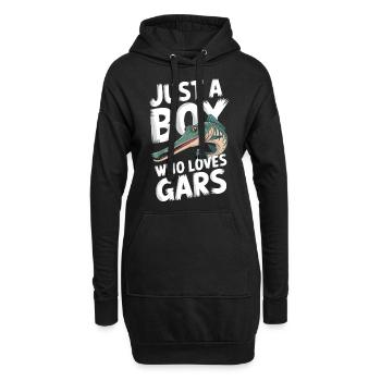 Gar - Hoodie-Kleid - Schwarz - Vorne