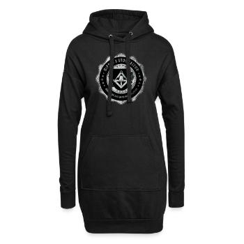 Gipser, Stuckateur, Handwerk, Zunftwappen - Hoodie-Kleid - Schwarz - Vorne