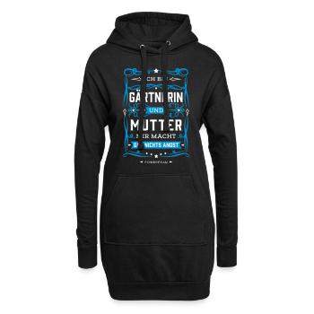 Gärtnerin Lustig Spruch Geschenke für Gärtnerin - Hoodie-Kleid - Schwarz - Vorne