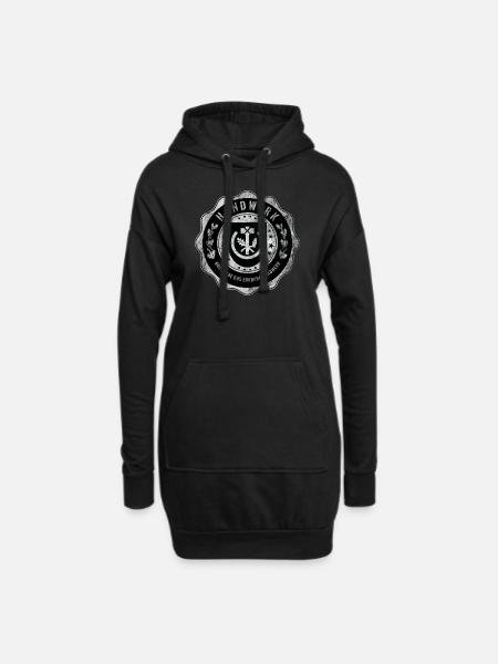 Handwerk, Handwerkerwappen - Hoodie-Kleid - Schwarz