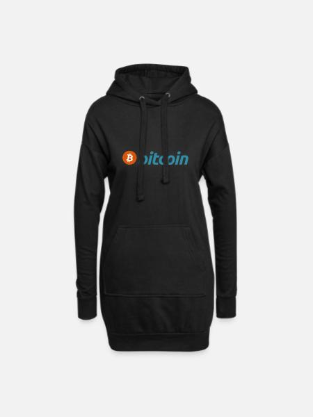 Bitcoin - Hoodie Dress - black