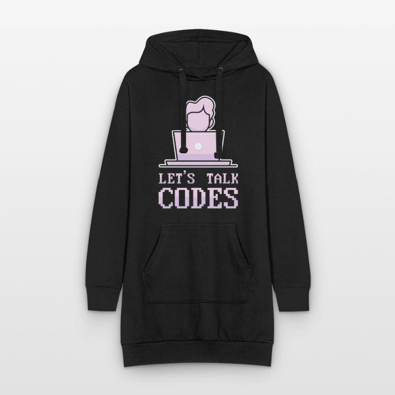 Programmierer Coder Software Entwickler Hoodie-Kleid