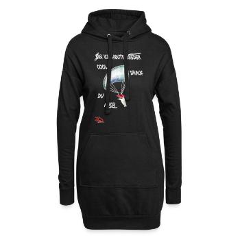 Designer T-Shirt ORIGINAL PAUKNER GRNA - Hoodie-Kleid - Schwarz - Vorne
